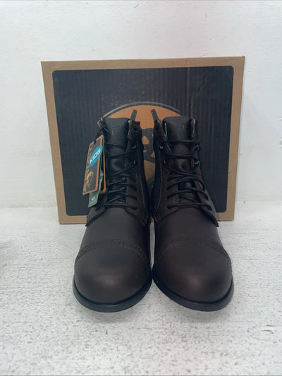 New Kids Brown Lace Up Ariat Cowboy Boots. 10006311 2 M. 23-136