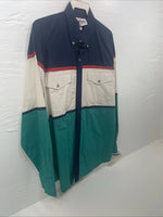 New Men’s San Angelo Multiple Color Long Sleeve Button Up Medium B-107