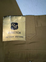 New Vintage Brown Dickson Jenkins Polyester Pants #2143 ZZ-91