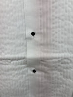New Classix White Long Sleeve Button Up English Short Large Kids DD-8