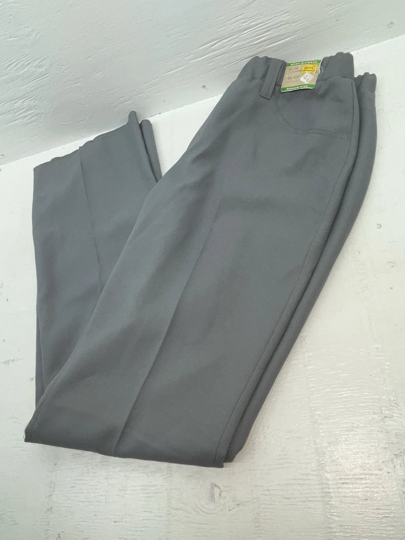 New Vintage Gray H Bar C Polyester Pants #MR477 ZZ-29