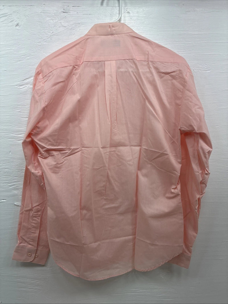 New Men’s Wayne Scott Pink Under Tux Shirt Long Sleeve Button Up Medium R-51