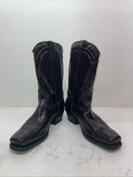 New Men’s Cherry Black Acme Cowboy Boots. 15619 10 E W. 7-34
