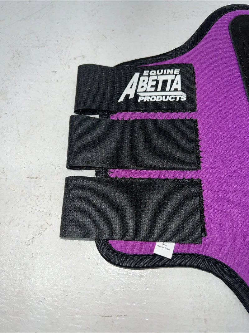 New Purple ABETTA English Splint Boots Large FF-31