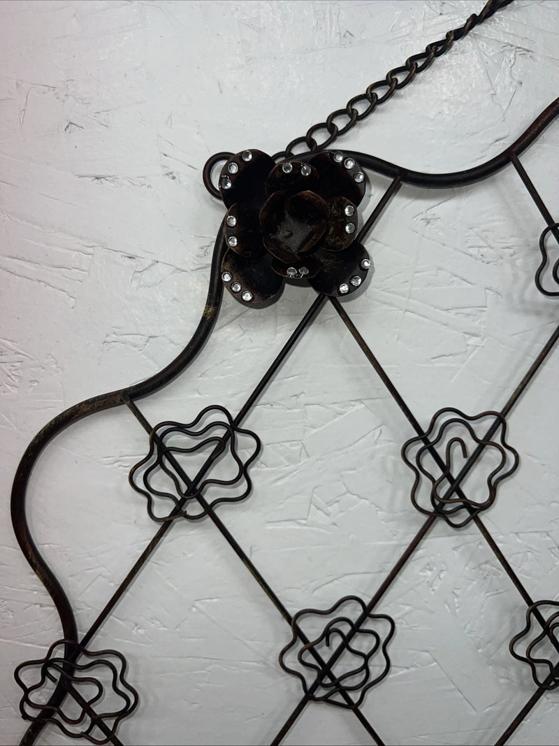 New Western Moments Bronze Hanging Rose Picture Rack #94490 3C-29