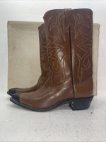 New Women’s Brown Texas Brand Cowboy Boots. 21 9 C. 15-61