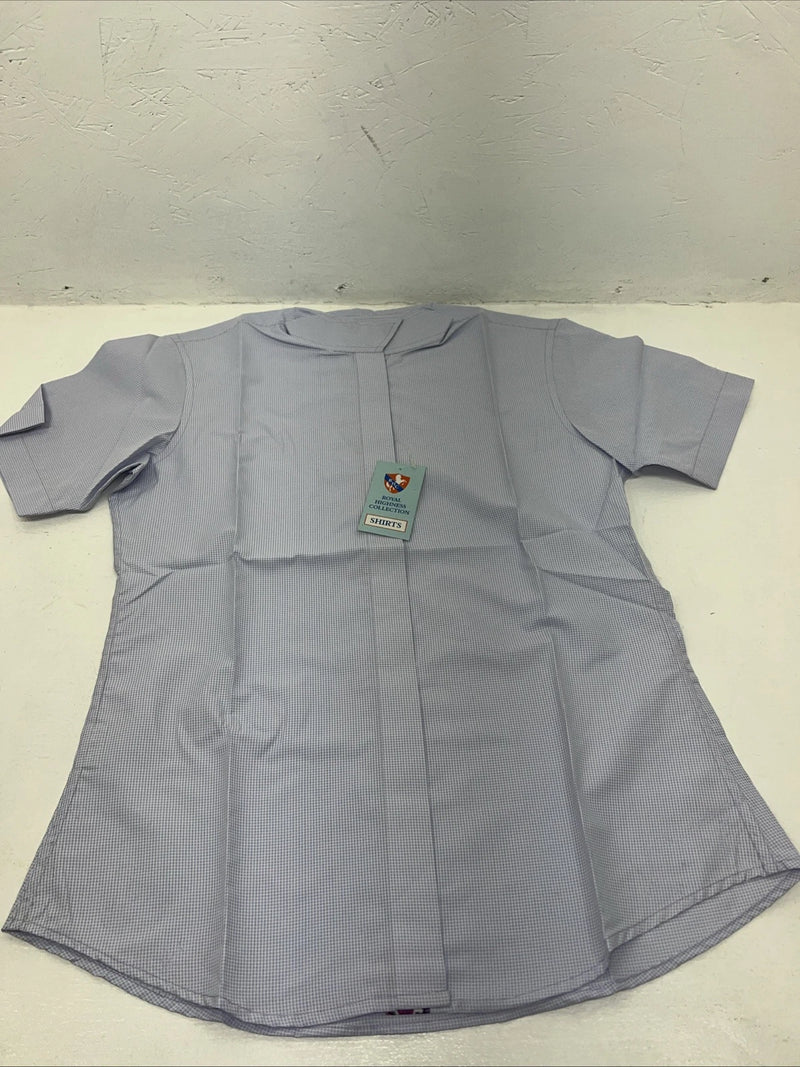 New Women’s Purple RHC Short Sleeve English Riding Shirt. 38 68201-102 G-43