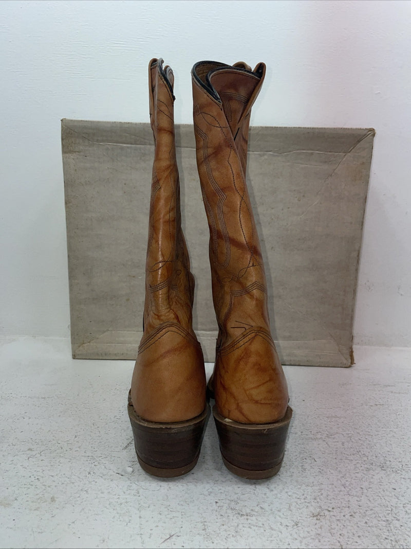 New Men’s Brown Texas Brand Cowboy Boots. M 134 9 D. 3-34