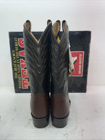 New Men’s Brown Texas Brand Cowboy Boots. 251527446 10 D. 7-54