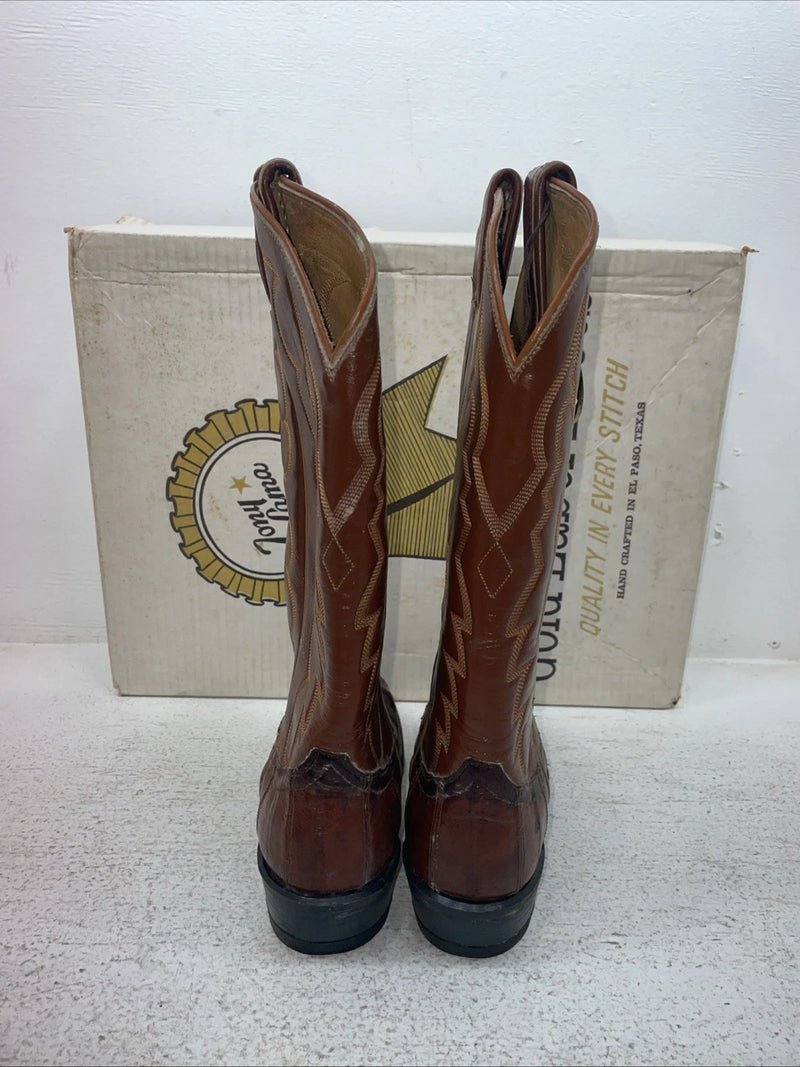 New Men’s Brown Tony Lama Cowboy Boots. 8111 6.5 6 1/2 B. 22-89