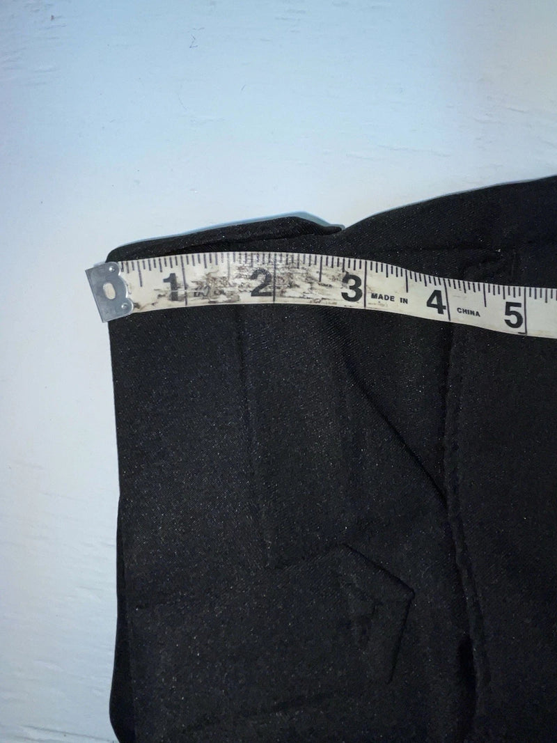 New Vintage Black Circle S Polyester Pants #CP4793 OO-96
