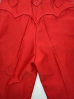 New Vintage Red Western Heritage Polyester Pants #G31 ZZ-76