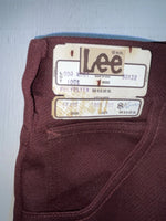 New Vintage Red Lee Polyester Pants #2004061 3A-119