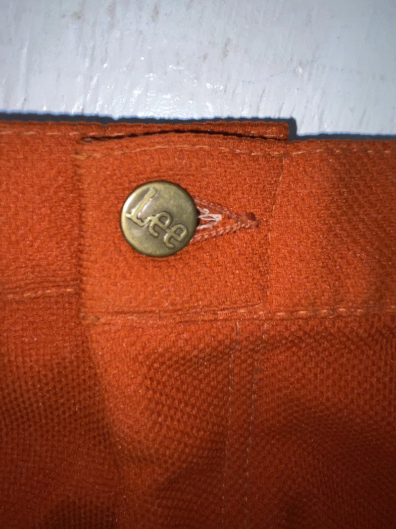 New Vintage Orange Lee Polyester Pants #2621128 VV-101￼