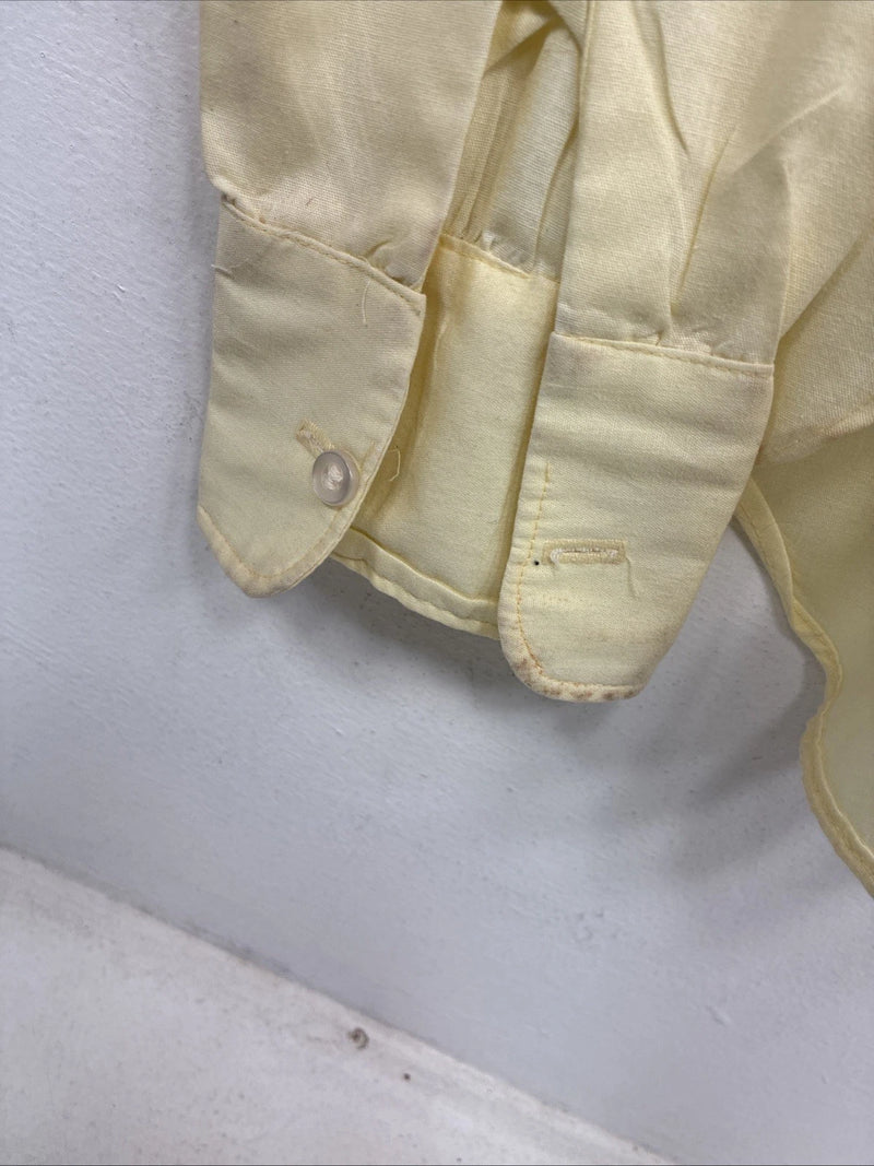 New Women’s Ratcatcher Yellow Long Sleeve Button Up Size 30 YY-7