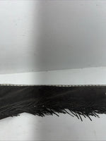 NOS Gray Show Chaps With Fringe Adjustable Waist 38” L-31