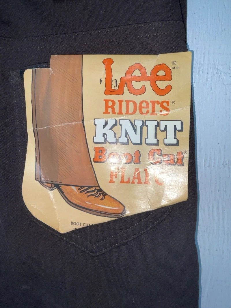 New Vintage Brown Lee Polyester Pants #2004021 3A-72