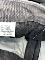 New Women’s Grey Cross J Denim Jean No Back Pockets. 15/16x34 K-15