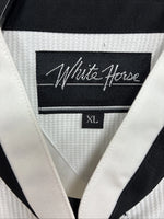 New Men’s White Horse White Tux Long Sleeve Button Up Undershirt XL H-87