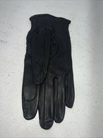 New Black Leather Tuff Mate Riding And Show Gloves Men’s Large Q-506