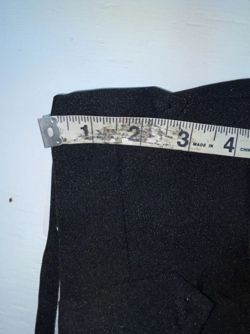 New Vintage Black Circle S Polyester Pants #CP4793 SS-18