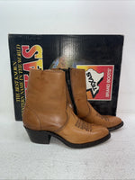 New Men’s Brown Texas Brand Cowboy Boots. M 354 8.5 8 1/2 D. 3-90