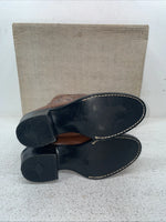 New Youth Brown Sears Cowboy Boots. 658 64889 4 D. 22-94