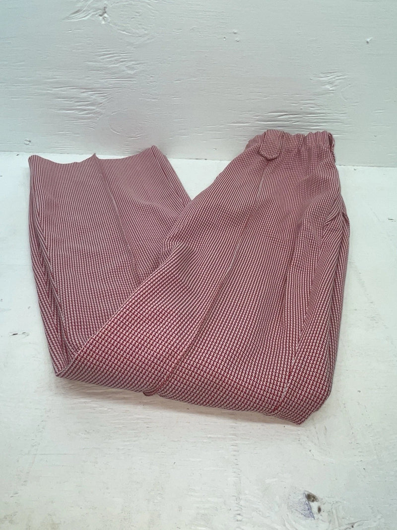 New Vintage Red Checkered Dickson Jenkins Polyester Pants #534 VV-72