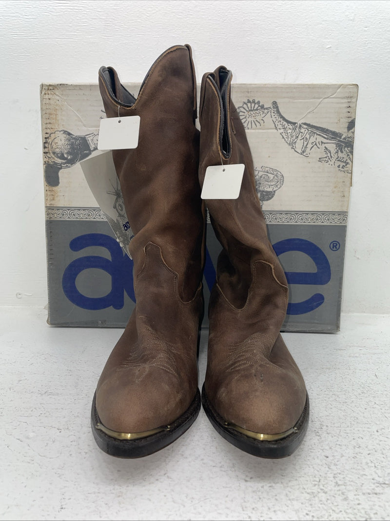 New Men’s Brown Acme Cowboy Boots. 5251 9.5 9 1/2 E W. 5-28