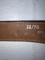 New Brown Genuine Leather Acme Tooled 28” Belt #5022 NN-25