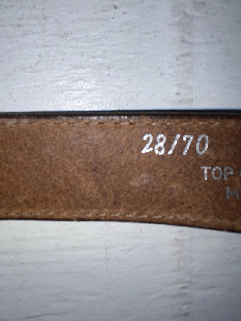 New Brown Genuine Leather Acme Tooled 28” Belt #5022 NN-25