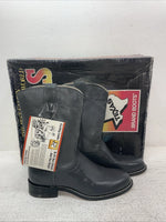 New Men’s Gray Texas Brand Cowboy Boots. 8802 7.5 7 1/2 D. 1-76