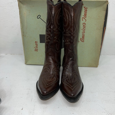 New Women’s Brown Texas Brand Cowboy Boots. L41 6 M. 20-82