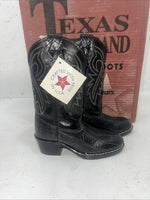 New Children’s Black Bronco Cowboy Boots. 9 D. 24-15