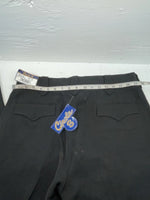 New Vintage Black Circle S Polyester Pants #CP4793 SS-17