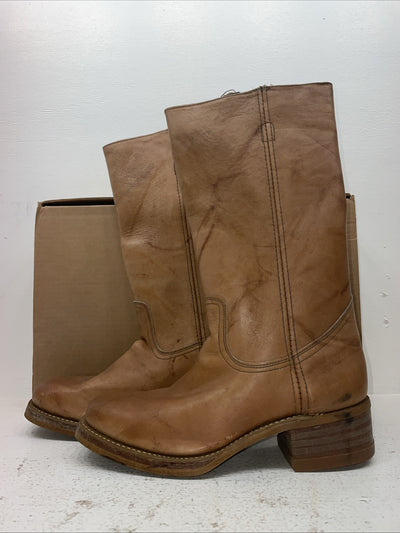 New Men’s Brown Bronco Cowboy Boots. M 48 10.5 10 1/2 D. 7-95
