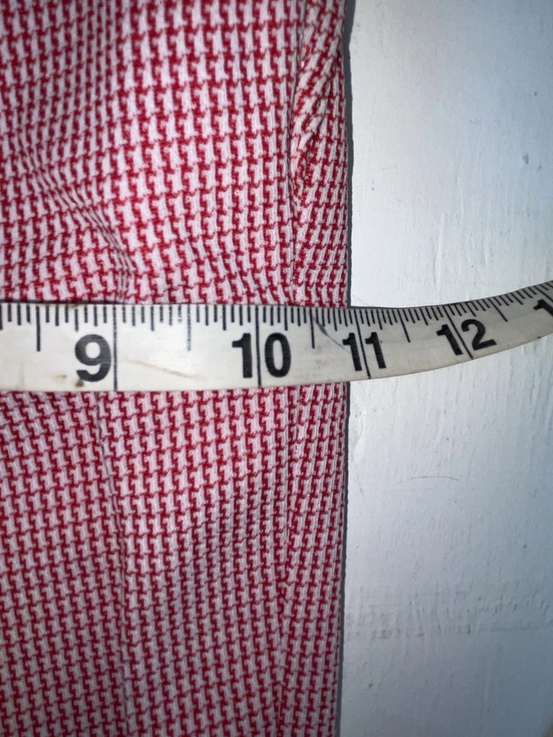 New Vintage Red Checkered Dickson Jenkins Polyester Pants #534 VV-72