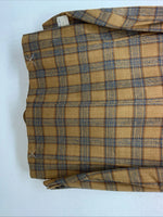 New Term-Tex Orange Plaid Suit Jacket 44R #11963 Y-602