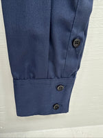 New Men’s Cowboy threads Pink Blue Long sleeve button up Small B-68