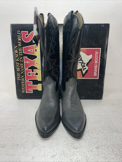 New Men’s Gray Texas Brand Cowboy Boots. 1202 8 E E. 3-139