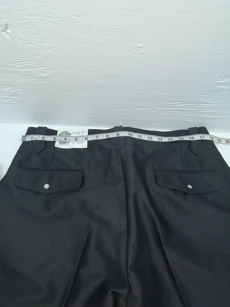 New Vintage Black Mesquite Polyester Pants #W500152B XX-106