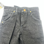 New Boys Black Wrangler Pro Rodeo Cowboy Cut Jeans. 9/22 1/2 B-17