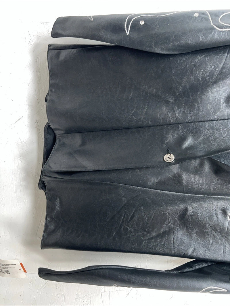 New Women’s 1849 Authentic Ranchwear Black Western Show Jacket XS WW-9