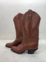 New Youth Brown Tony Lama Cowboy Boots. 8693 5 B. 2-162