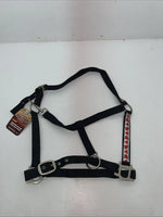 New Tough 1 Black Nylon Halter With Red Hearts Full #50-2031 3C-11