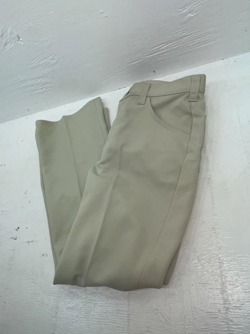 New Vintage Cream Lee Polyester Pants #2084612 ZZ-17