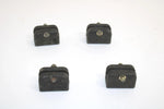 Ski-doo Oem Rear Suspension Rail Bumper With Bolts Set of 4 570063000 Q4749