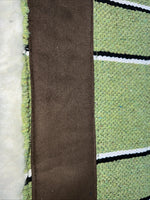 New Tough 1 Green Brown 30x30 Felt Fleece Saddle Pad #31-641 Pad-5