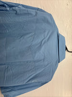 New Men’s ELY Cattleman Blue Western Short Sleeve Pearl Snap 18.5 2XL T-48