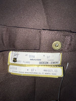 New Vintage Brown Dickson Jenkins Polyester Pants #5518 ZZ-49